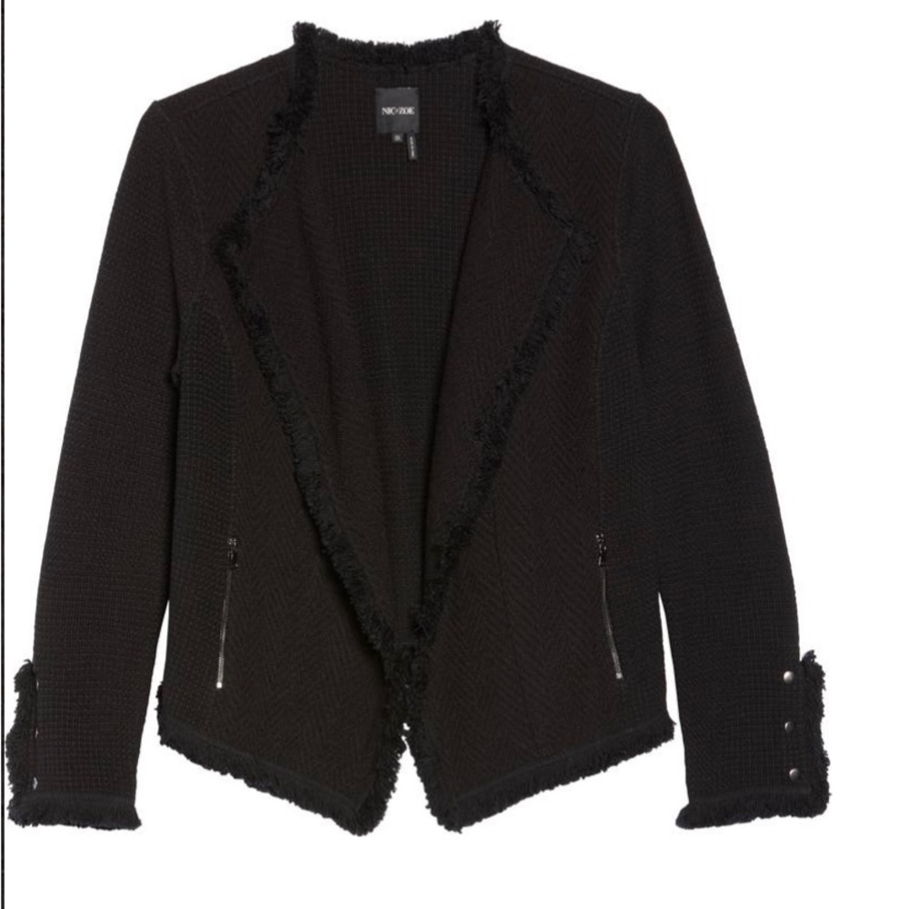 Nic + Zoe Fringe Mix Jacket